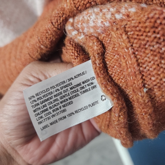 A New Day Plus Size Plaid Crewneck Pullover Sweater - Rust Brown/Pink/Cream - Picture 13 of 13